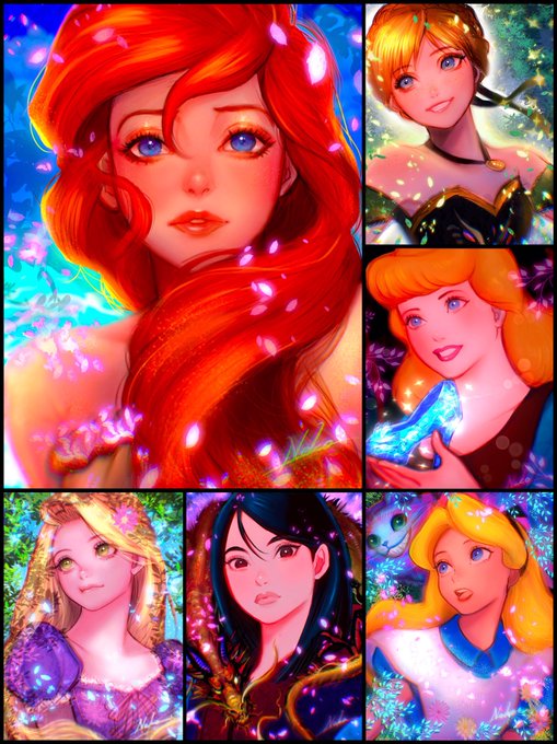 ディズニープリンセスのtwitterイラスト検索結果 古い順