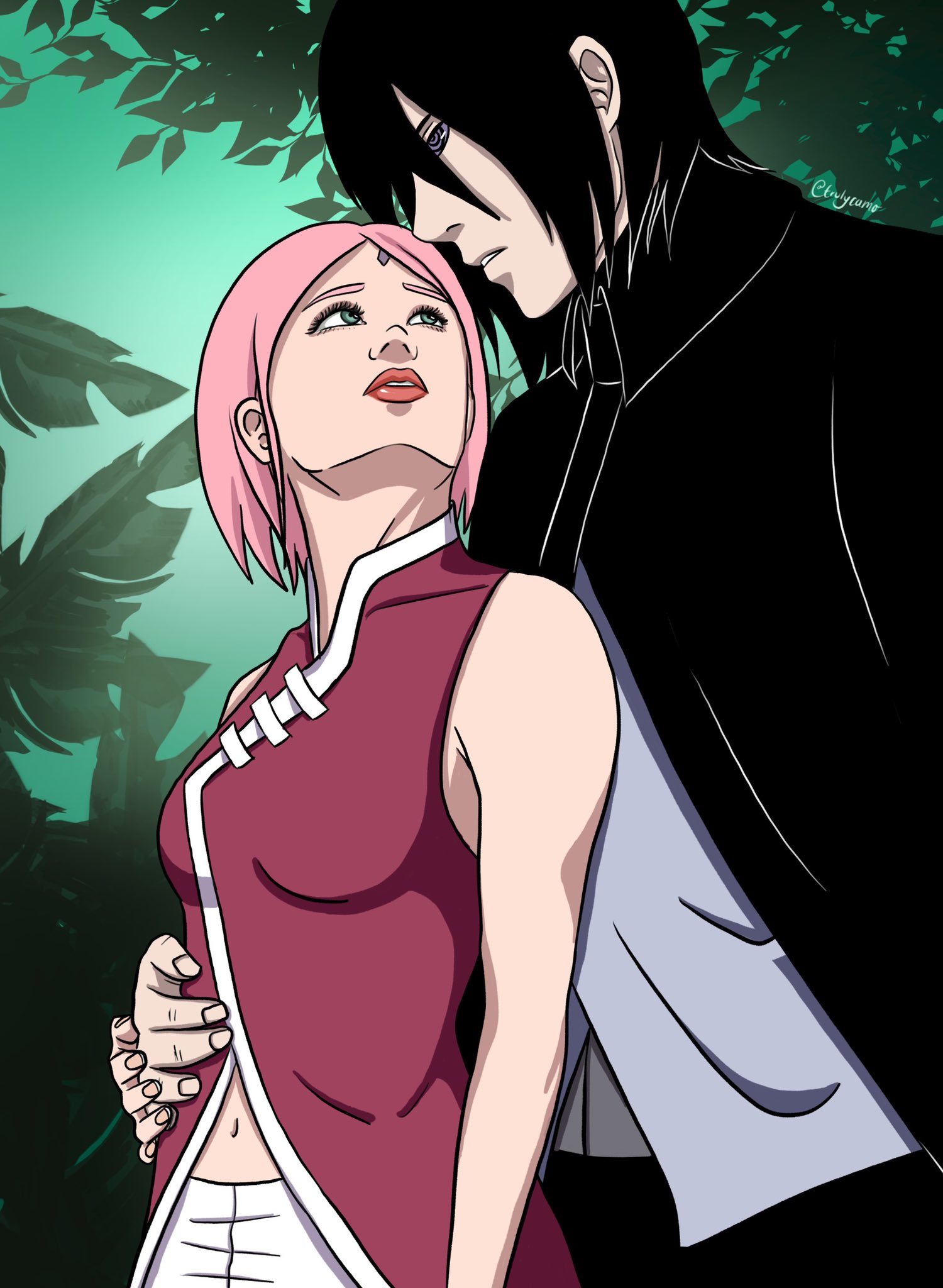 sasuke-media: Sasuke e Sakura (in love?)