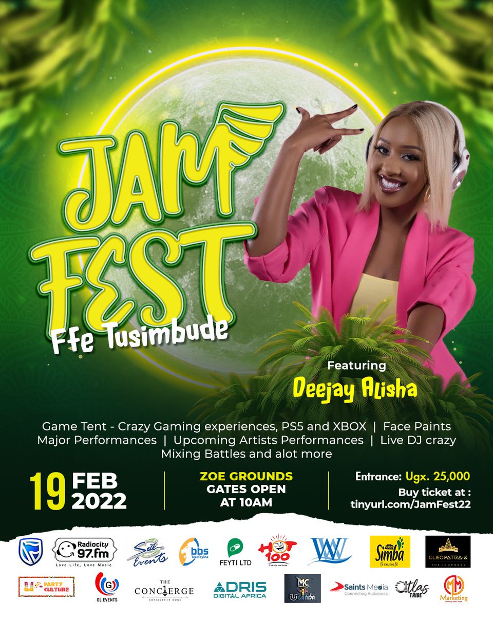 Tryphine01's tweet photo. Here are some of the deejays going to jam with you. 

Zoe grounds is the place to be today. 

Tell a friend to tell a friend to tell another friend to book their tickets from https://t.co/hTUD0kYZRs

#JamFest22 https://t.co/sJJ2L4v1uF