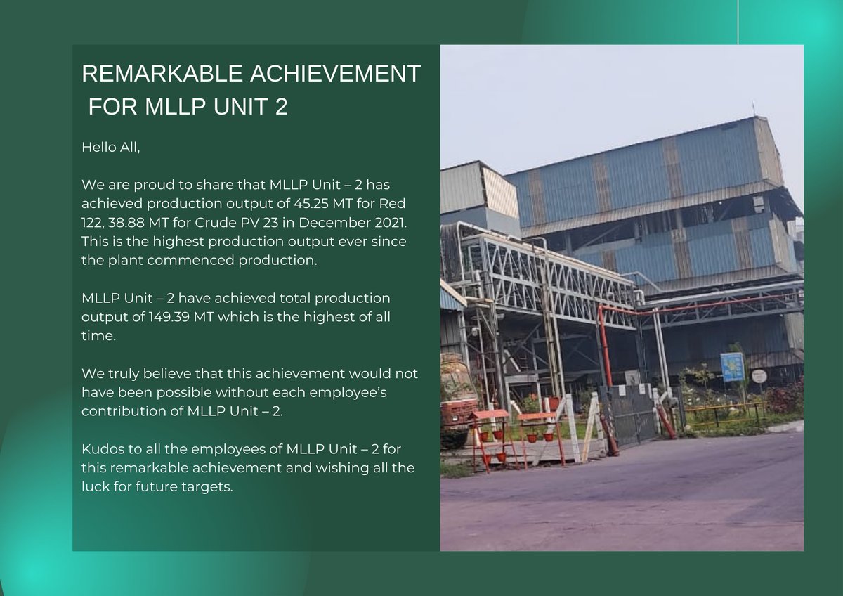 Meghmani_IN's tweet image. We are delighted to announce yet again another milestone that we have achieved...

We are forever grateful to each and every one of you for supporting and uplifting us... 

which only encourages us to accomplish even more!!
#success #manufacturer