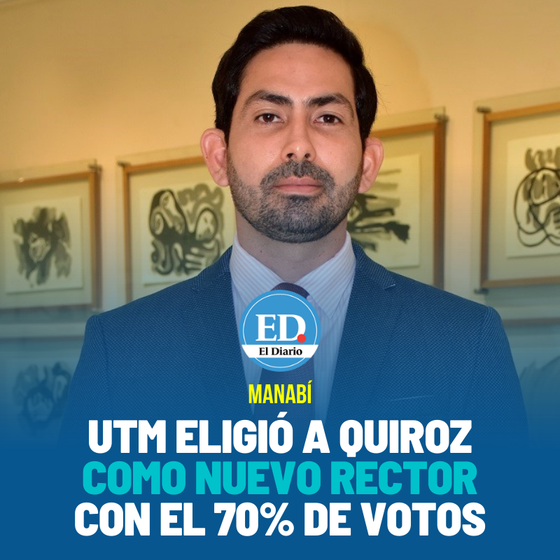 🔴Mediante su cuenta de Twitter, la #UTM compartió los resultados oficiales de las elecciones para rectorado y vicerrectorado 2022-2027. La lista 2 del binomio #SantiagoQuiroz y #MaraMolina, dan como ganadores con el 70.86% de votos. >>> ow.ly/cQvo50HZcAh