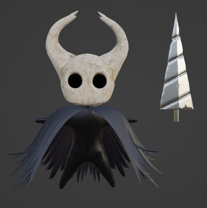 Avance de otro tributo. Esta vez al juegazo de #HollowKnight. Solo falta darle una buena pose :D

#Blender3d #blenderart #hollowknightart #hollowknightfanart #IndieArtist #indiegames