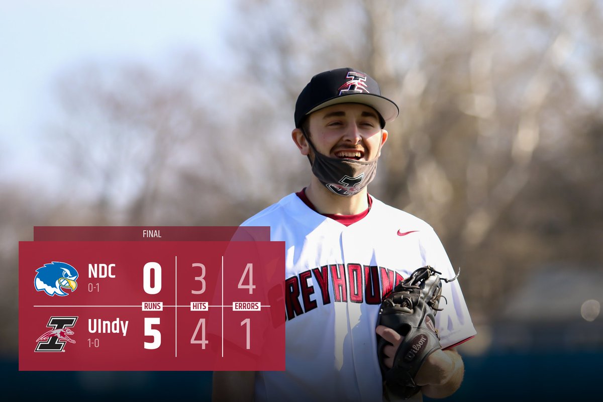 UIndyAthletics's tweet photo. ⚾️ | That's how you open a season! 🔥🔥 https://t.co/niJBX7ahPE