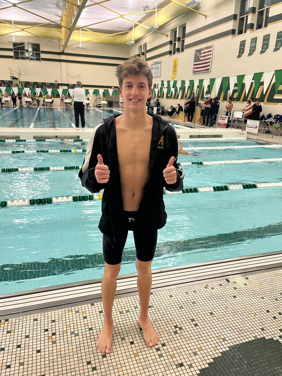 AngolaSwimming's tweet photo. ***NEW SCHOOL RECORD***
Marcus Miller breaks another school record!This time the 100 Free
4️⃣9️⃣.4️⃣3️⃣
Qualifying for Finals. 
💪🏊‍♂️👏👏
#Apride https://t.co/ODl3y2PHMC