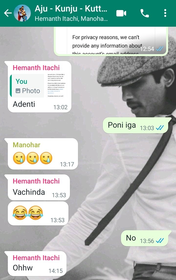 anubunnyfreak1's tweet photo. Hammaya @hemanth__itachi Idi account kuda access poyindhi anta 😌 

Then.                            Now https://t.co/5S2OMUSfOv