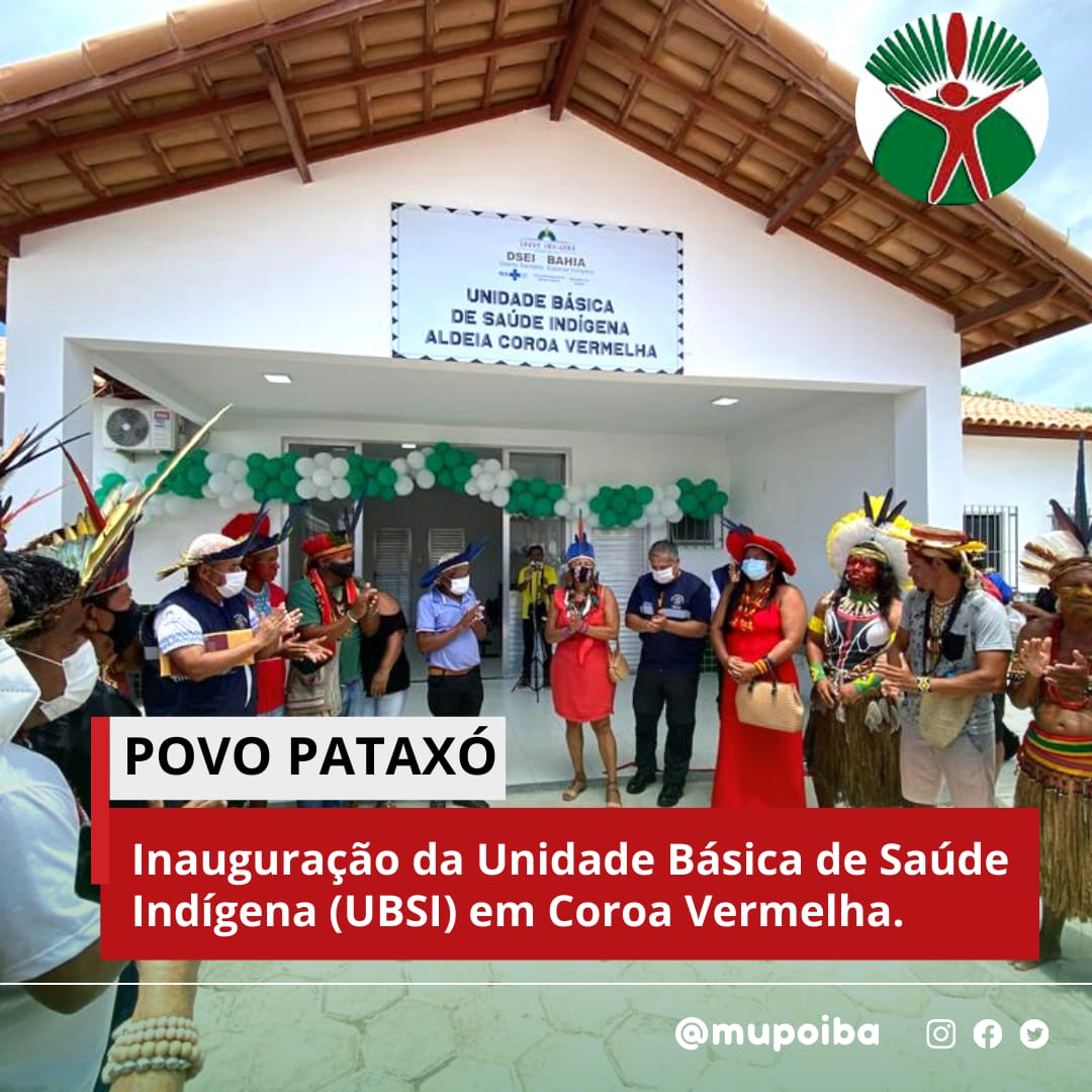 mupoiba's tweet photo. Nesta quinta-feira (18) a comunidade indígena Pataxó de Coroa Vermelha inaugurou a Unidade Básica de Saúde indígena (UBSI),com a presença da comunidade, lideranças e conselheiros da saúde. Coordenadores e representantes da SESAI , DISEI-BA também fizeram-se presente. https://t.co/rqnx3COAo7