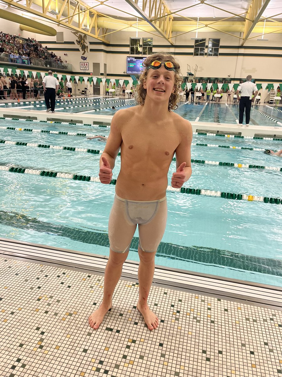 AngolaSwimming's tweet photo. ***NEW SCHOOL RECORD***
Ethan Sanders breaks his own school record in 100 Back by almost 2 full seconds!
5️⃣5️⃣:1️⃣2️⃣
Qualifying for Finals. 
#Apride
💪🏊‍♂️👏👏 https://t.co/Ds4wxmf8QH