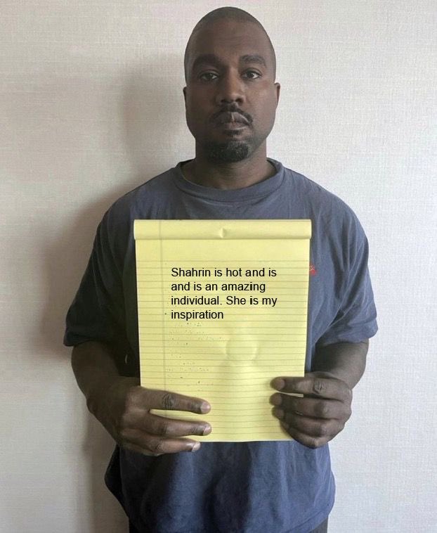 ShahrinFanAcc's tweet photo. Kanye was very bold to say this ngl https://t.co/z5zy6MWJMq