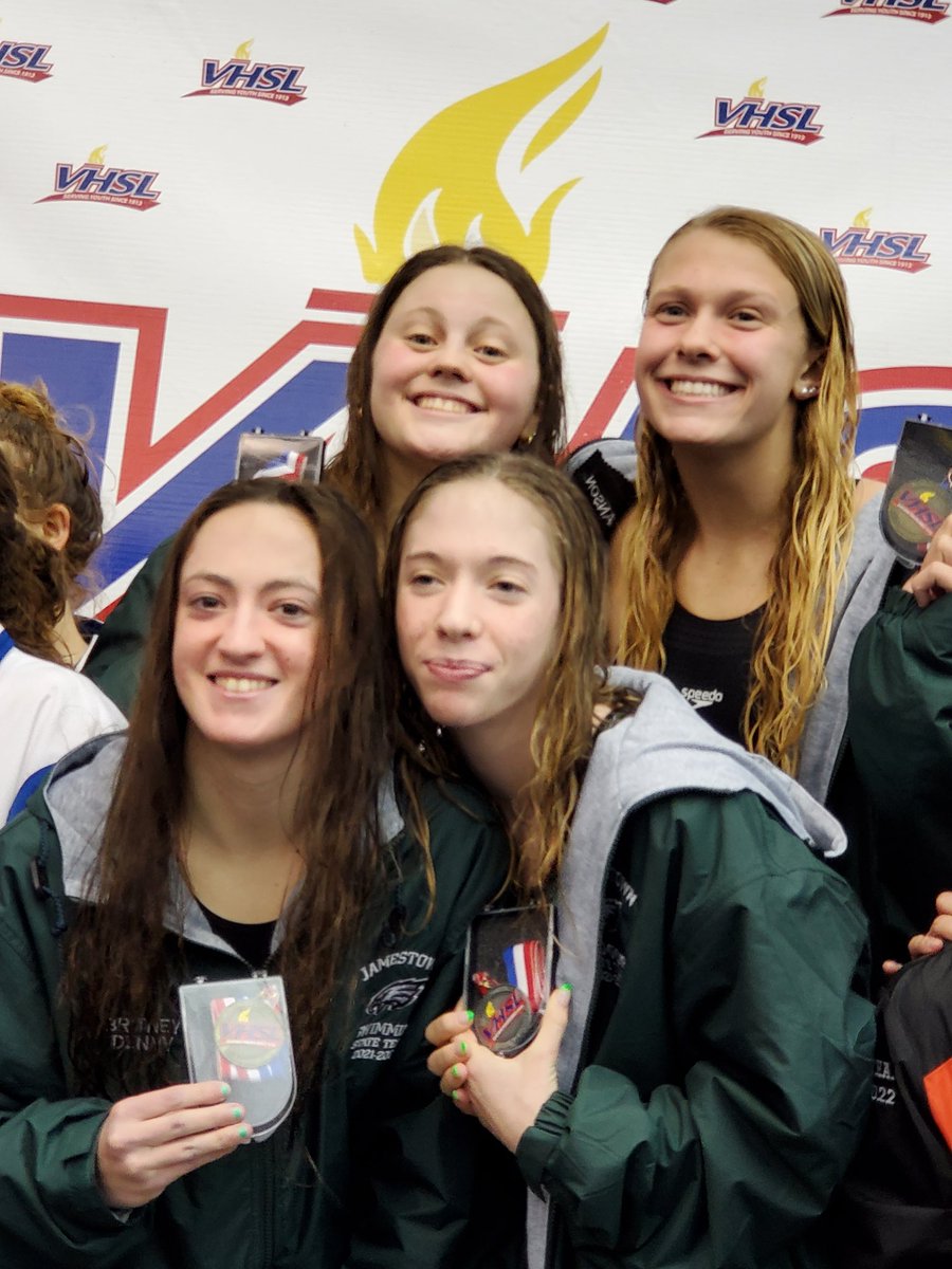 JHSEagles_Swim's tweet photo. TWO First place relays...Girls 200 Free Relay and Girls 400 free Relay https://t.co/ISMFQypEta