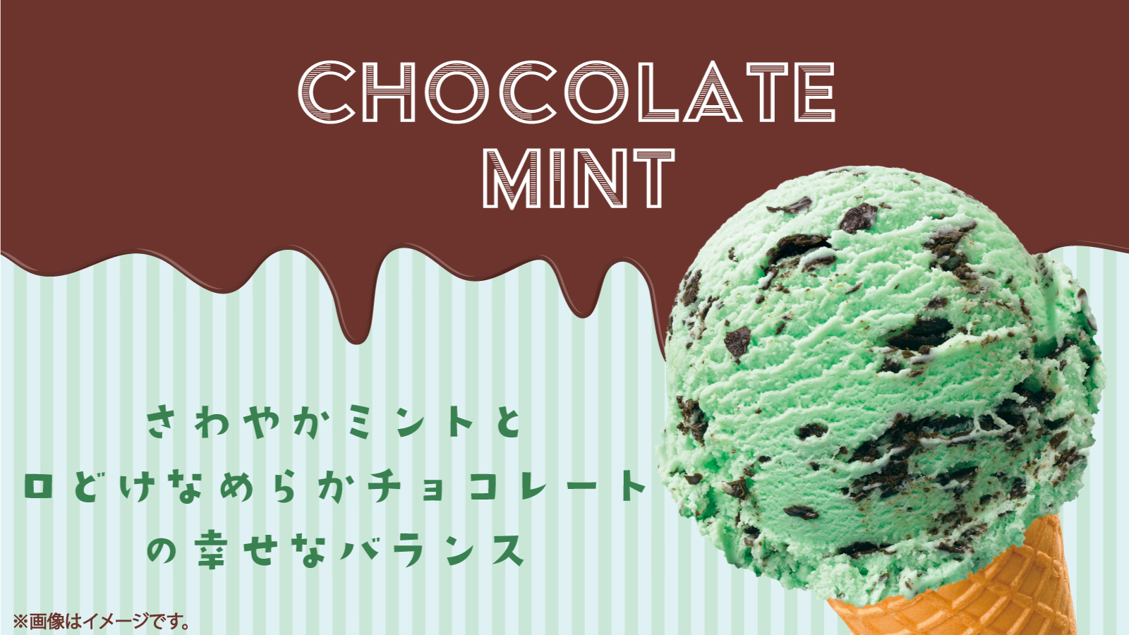サーティワン アイスクリーム 2 19は チョコミントの日 今日のおすすめフレーバーは チョコレートミント サーティワン創業当時1974年からお店に並び続ける定番フレーバー ミントアイスクリームと口どけの良いチョコレートのバランスが美味しさ サーティワン アイスクリーム 2 19は チョコミントの日 今日のおすすめフレーバーは チョコレートミント サーティワン創業当時1974年からお店に並び続ける定番フレーバー ミントアイスクリームと口どけの良いチョコレートのバランスが美味しさ