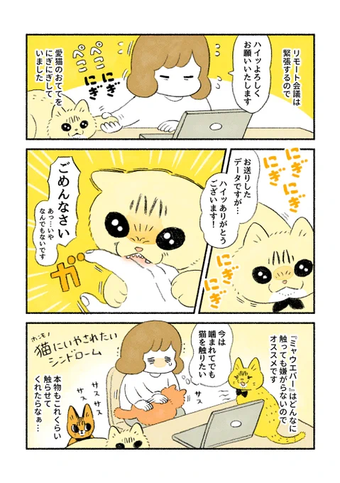 【毎日更新】
「ミャウエバーと猫のいる暮らし」第6話
猫の日(2月22日)発売の新色ミャウエバーを、一足早く体験させていただきました🐱

詳しくはこちら↓
https://t.co/4xcPtx6t4N

#ミャウエバー 
#茶トラのやっちゃんとちーちゃん
#茶トラのやっちゃん
#PR 