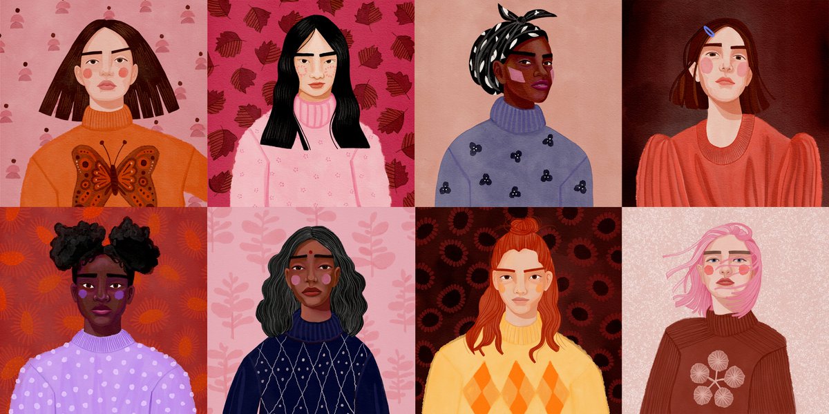 lilyillo's tweet photo. Whoa, SOLD OUT! 
That was incredibly quick I honestly can't believe it!  
Thank you so much to all my collectors for supporting my art in such a tangible way! 
More Winter Women coming soon &amp; I'll try to ease the crazy waking-in-the-middle-of-the-night scoop issue - auction? https://t.co/kttb3mzAWc