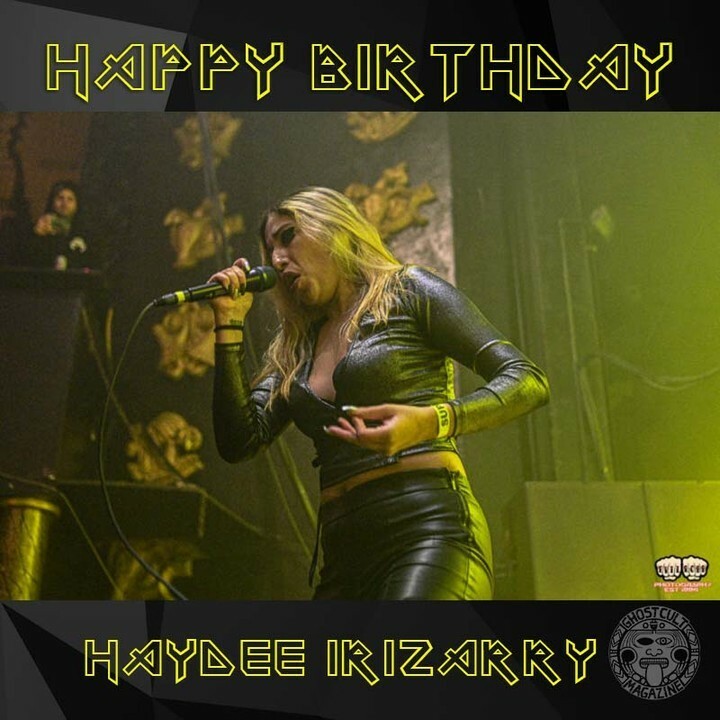 🤘🎉🎙️🎸🎹 We're sending Happy Birthday wishes out to @haydeeirizarry - solo artist and vocalist for <a href="/carnivoraband/">Carnivora</a>, born on this day! 

📷 by @evilrobbphotos