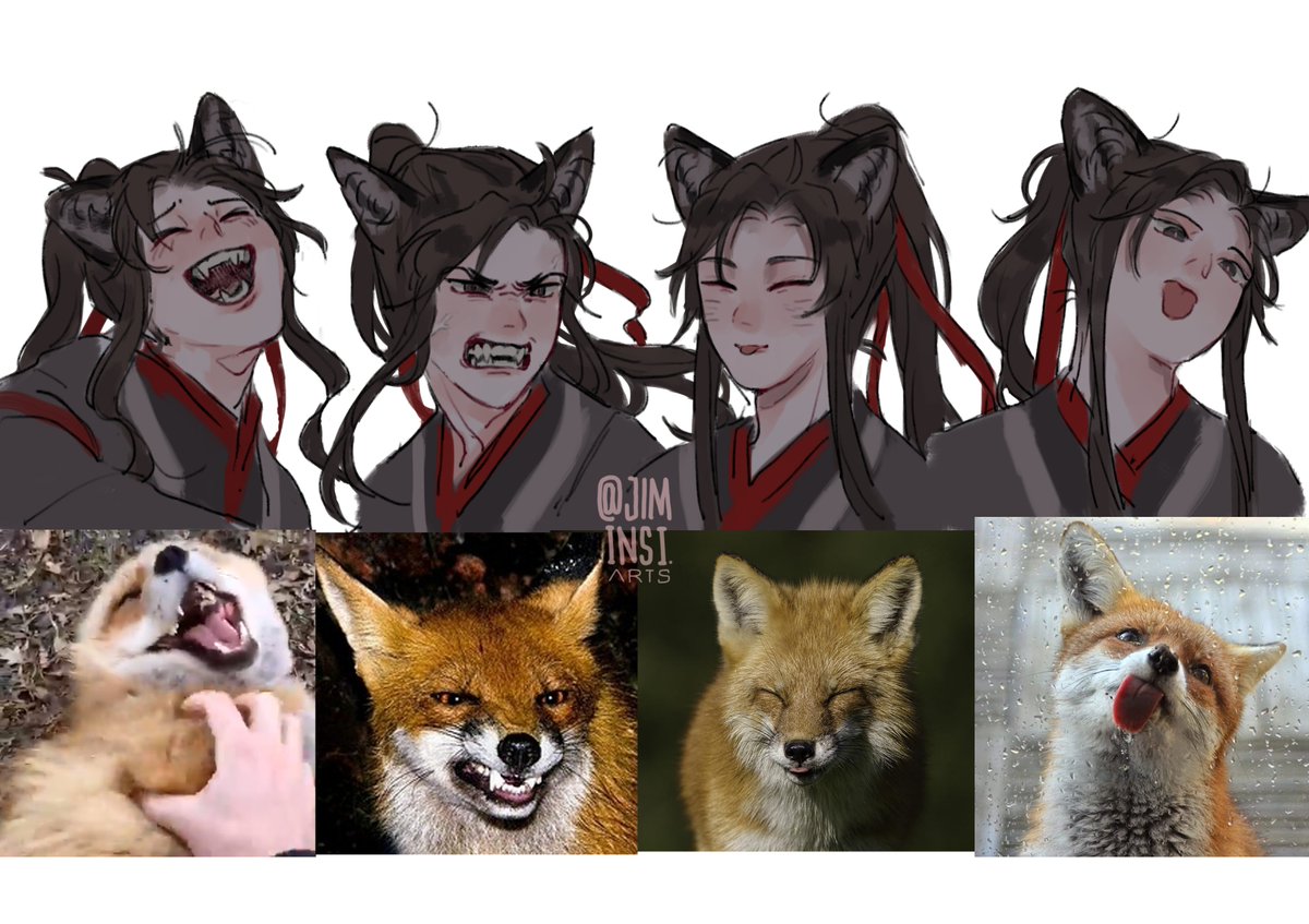 foxxian sketchies i made that i colored :D #MDZS #魔道祖师