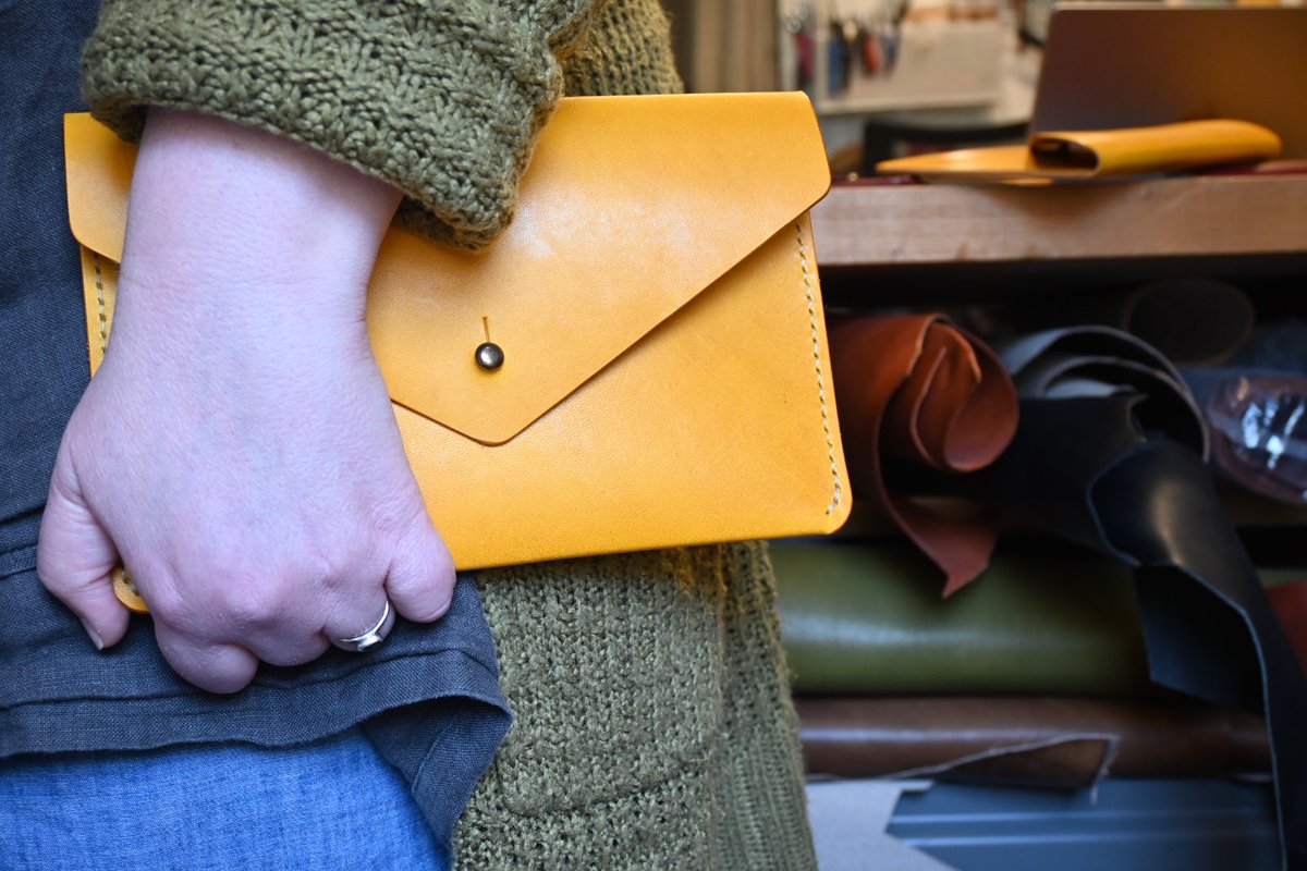 My first hand-stitched clutches are going online at 9pm tonight. They were super fun to make, and I hope people love them.