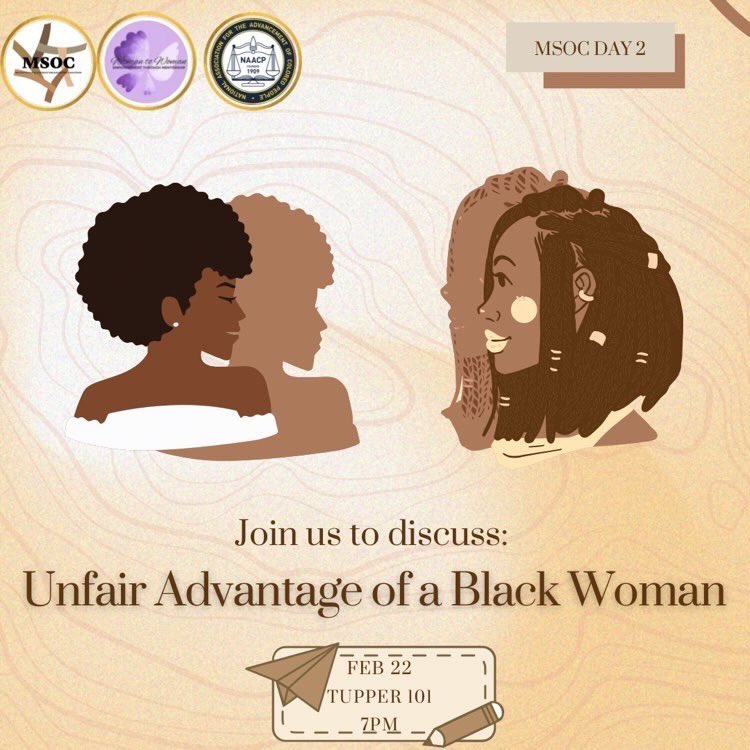 ‼️Please join us this upcoming Tuesday at 7pm to discuss the affects today’s beauty standards have on black women.