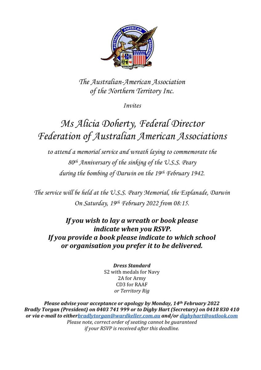 Australian American Association (#CBR President) tweet media