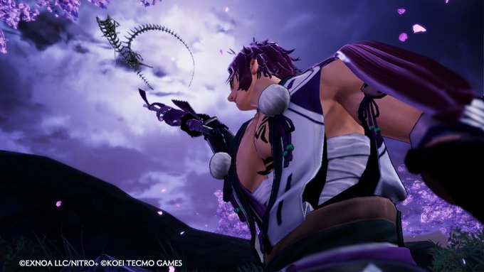 これは蜻蛉切さんのかっこいい姿を撮るためにカメラぐるぐるしてたやつ  #刀剣乱舞無双 #NintendoSwitch 