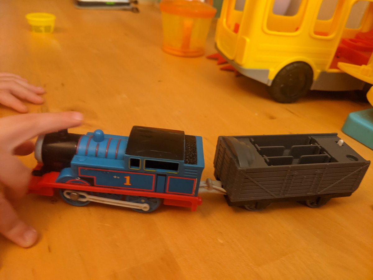 andreamatranga's tweet photo. If it has a tender it's not a Tank engine, is it. #notmythomas https://t.co/JycOZ806UY