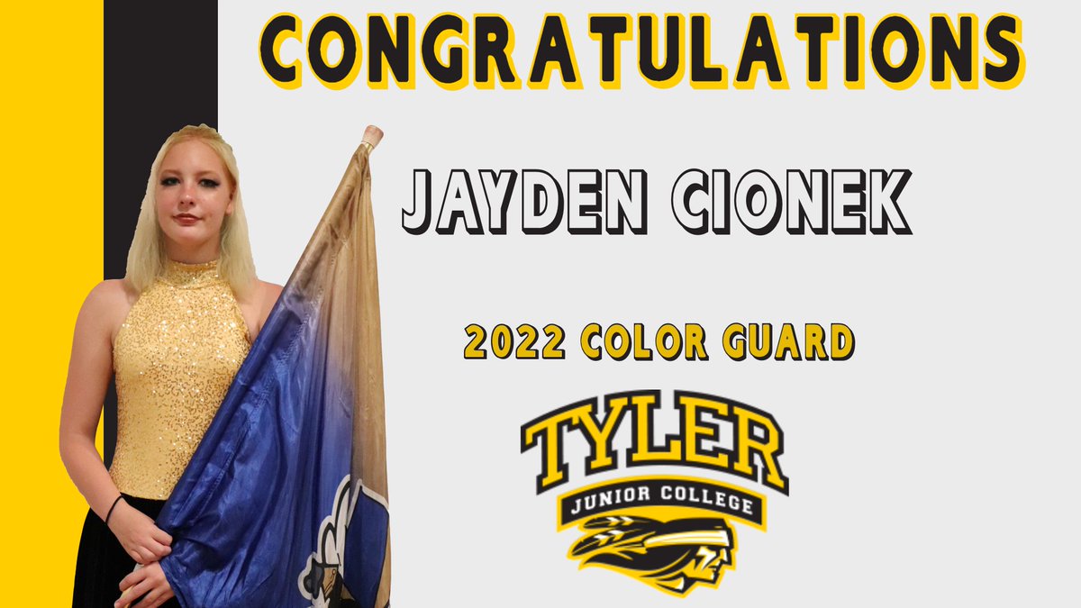 LTXBand's tweet photo. Congratulations, Jayden! 2022 @TylerJrCollege Band #ColorGuard @ltxisd https://t.co/UawUxZXT31