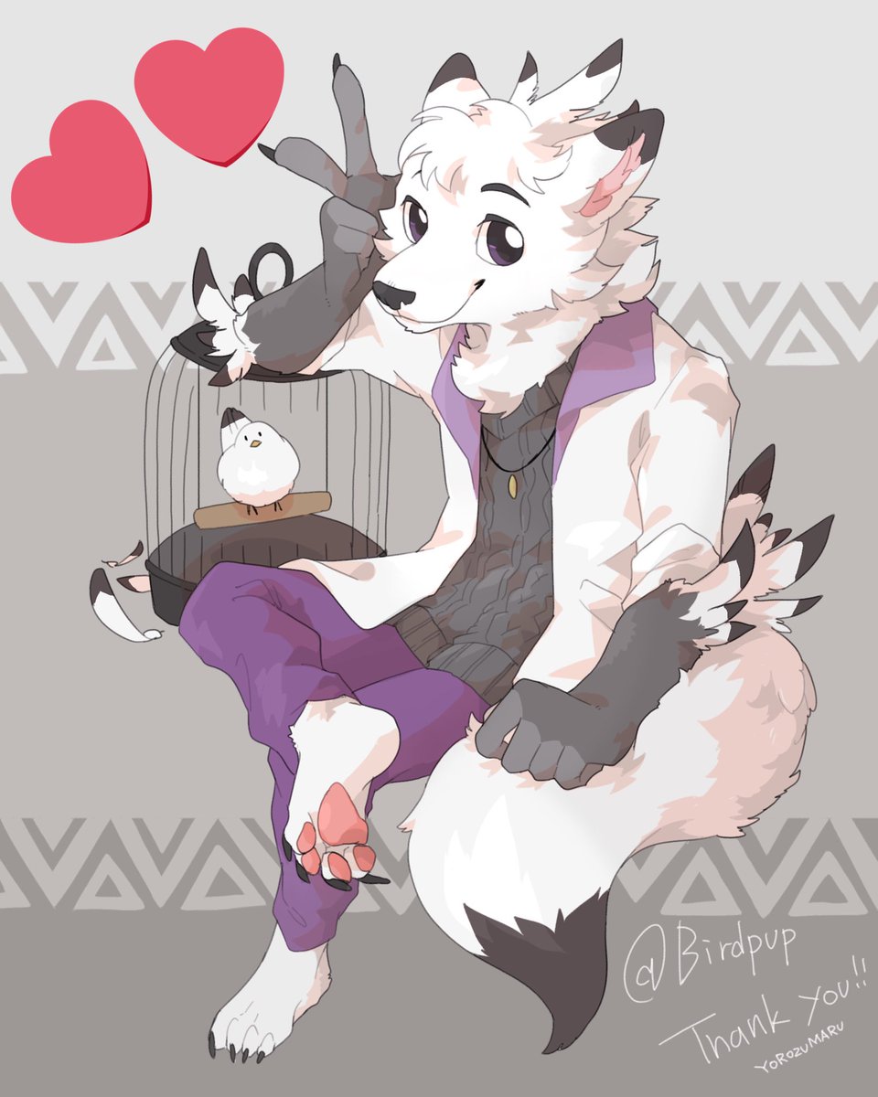 「Skeb Thank you!! 」|❤️YOROZUMARU💙のイラスト