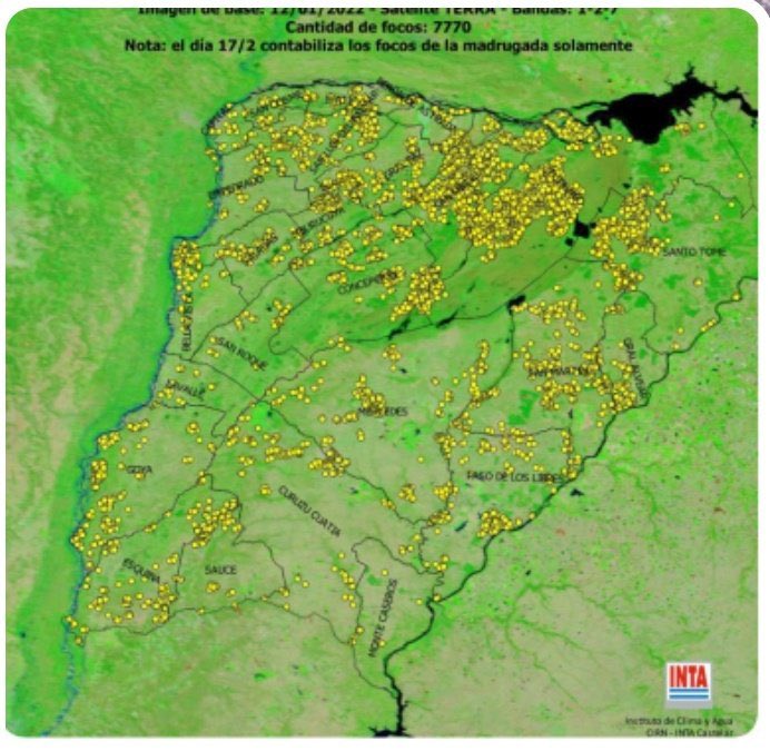 ¿Por qué se incendia Corrientes? 🎙Escuchá la entrevista a <a href="/SofiaHeinonenF/">Sofía Heinonen</a>, bióloga y titular de <a href="/RewildingArg/">Rewilding Argentina</a> en #LanataSinFiltro ➡️ actualidadenfoco.com/lanata-sin-fil…

De ser la provincia del agua, Corrientes pasó a ser la provincia del fuego. #CorrientesEnLlamas