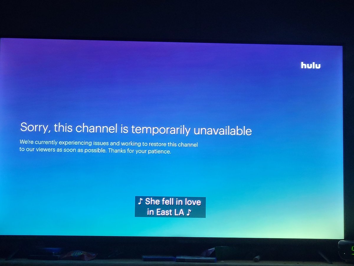 SC_SuperDAD's tweet photo. Time to contact @hulu via phone. This happens on EVERY SHOW! Paying way too much for these problems!! https://t.co/sToDsklePb