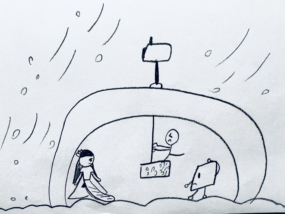 nobe_ch's tweet photo. かまくら作りってやったことある？
雪かきは大変だけど、かまくら作れるくらいの雪が降ってほしいね♪
https://t.co/wsXaKwPFCT
#nobe_ch 
#自由帳の世界へ
#雪の世界に
#レッツゴー
#びしょびしょになっても
#ゆるしてね https://t.co/WDVreKsAtg