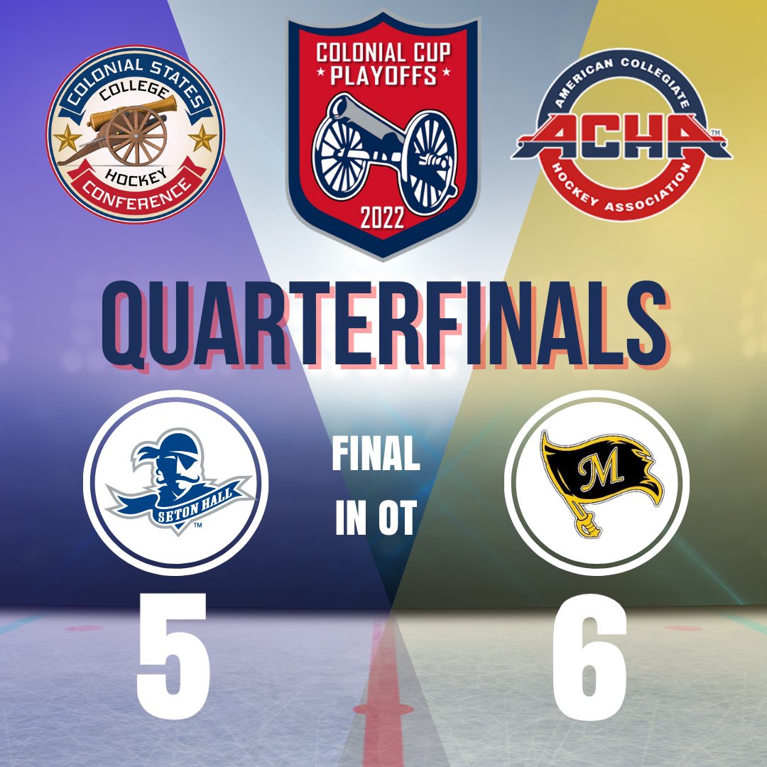 CSCHChockey's tweet photo. Millersville wins in overtime and advances to tomorrow’s semifinal game at 5:00pm #colonialcup https://t.co/SibGCTumBd