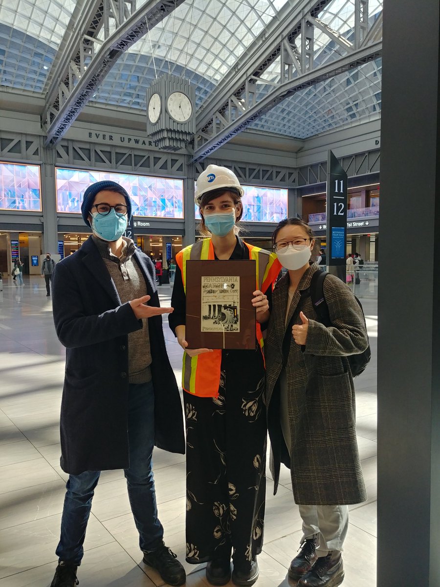 CalladiumGroup's tweet photo. That was one fun day. Landing an (original) eagle at Moynihan Train Hall. #railroad #history #pennstation #eagle #moynihantrainhall #NYC #newyork #partnership #flylikeaneagle #teamworkmakesthedreamwork https://t.co/Wc2kYZA3Ol