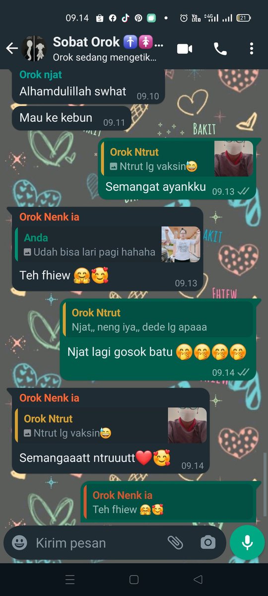 Sobat orok yg terjalin dr kita bocil sampe detik ini gk pernah ada masalah, kenapa??? Persahabatan kita TDK pernah ternodai oleh "hutang" klo ada yg butuh, bantu tidak boleh niat meminjamkan,, I love u njat, Ntrut, nenk ia, Niyur