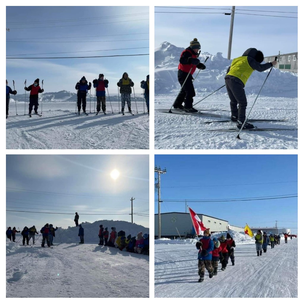 A beautiful day in Sanikiluaq, NU (-41°C) &amp; the community (1000<) came together to host their own #Olympics Opening Ceremonies &amp; Cross Country races as part of a Winter Camp Week. TY Recreation &amp; Parks Assoc of Nunavut (RPAN). We are all #TeamCanada