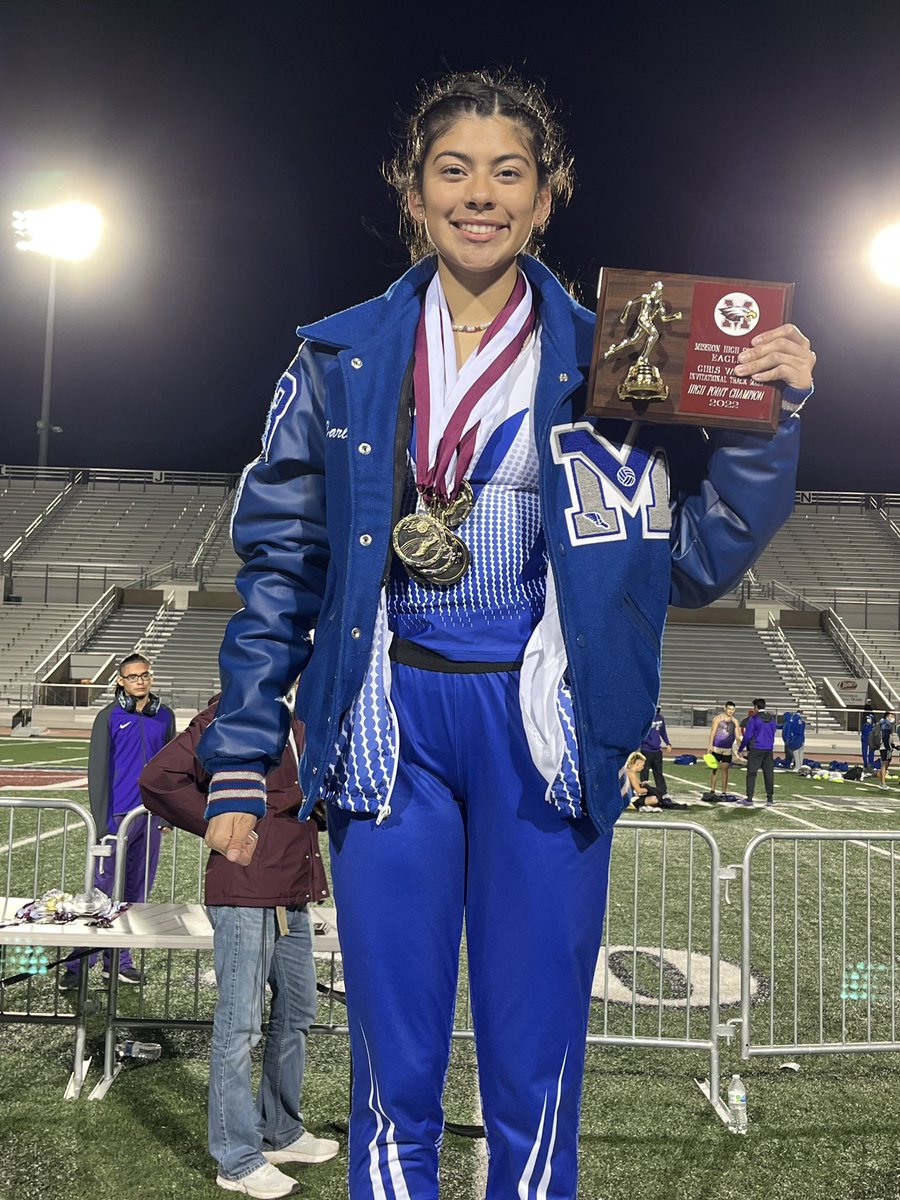 One of our superstar athletes, Carla Guerrero, was high point girl at todays track meet!!!!! Carla is a great athlete, great student, and great person!!!!! Job well done, Carla…I’m really happy for you and we are all proud of you!!!!
#STUD