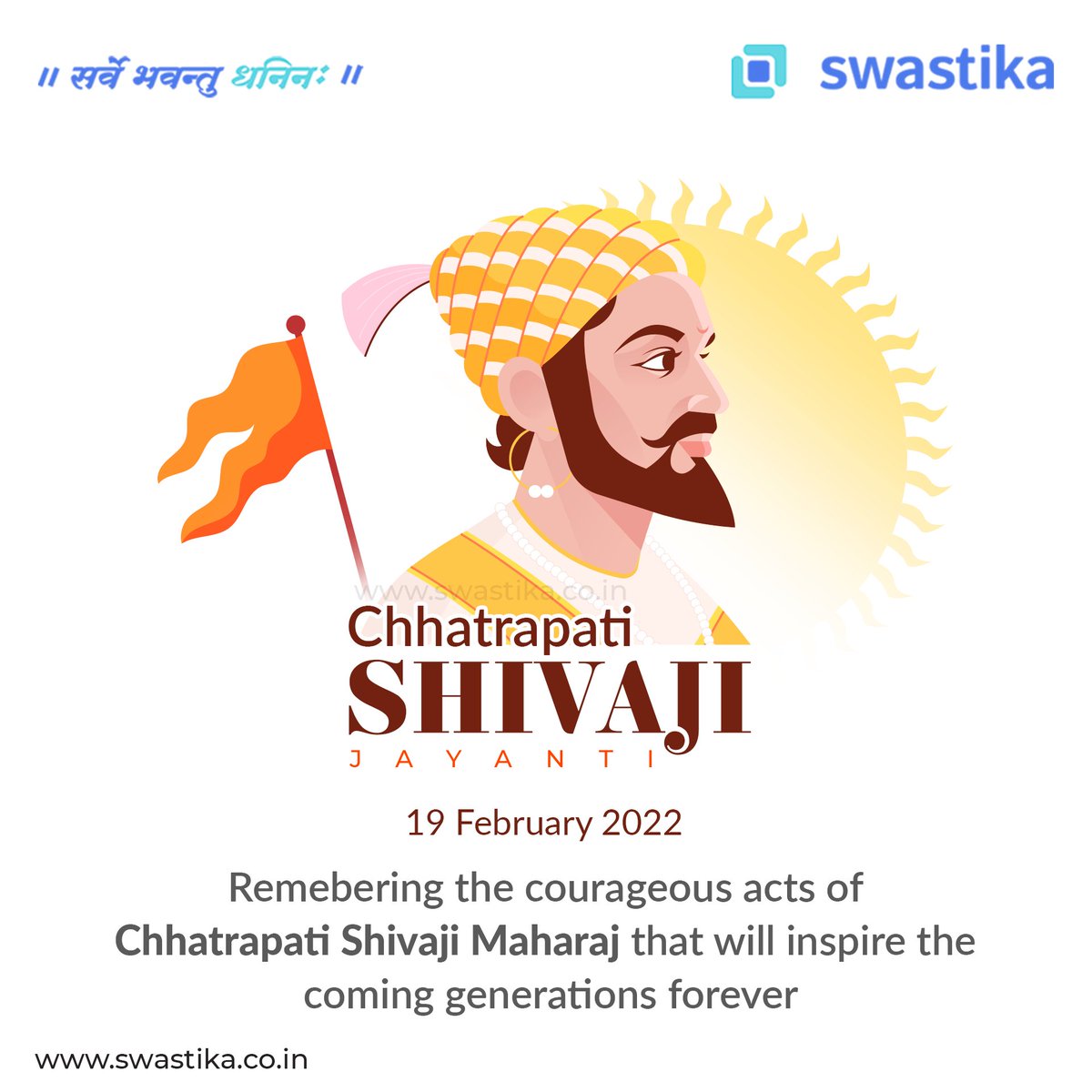 SwastikaInvest's tweet photo. Remembering the courageous act of Chatrapati Shivaji Maharaj!

Open a Free Demat &amp; Trading account: https://t.co/QBW0TGVRmm.

📞 0120-4400700
https://t.co/nN7Ms5h7RX

#SwastikaInvestmart #shivajimaharaj #shivaji #LICUpdates #LIC #sharemarket #stockmarket #nifty #sensex https://t.co/XC7cXO0Akp