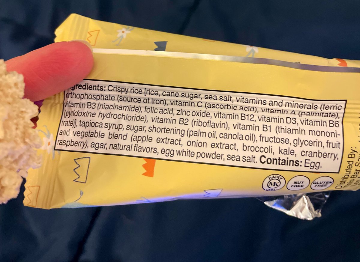 Just snuck one of my 3yo fun rice cereal marshmallow treats and thought… this takes like onion? WHY. Just be a Rice Krispie! Who are we kidding here?!