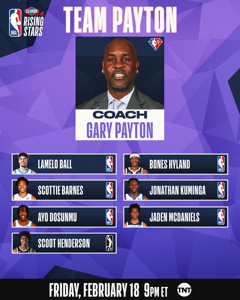 NBA's tweet photo. Team Barry facing Team Payton now on TNT for the last spot in the #CloroxRisingStars final! https://t.co/7ZNDNNcsmC