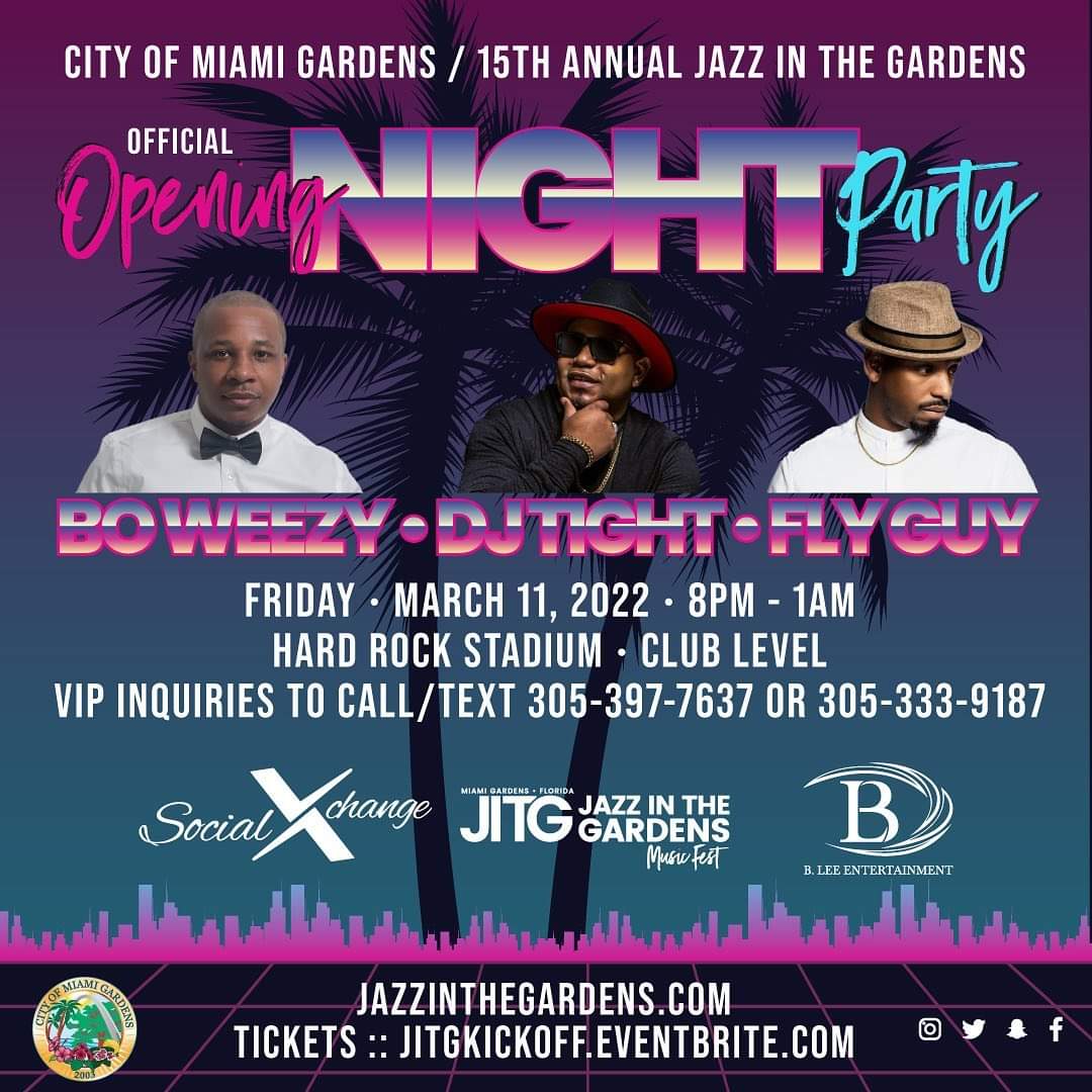 SANelsonPR's tweet photo. Party Alert! 🚨 JITG weekend. join us @ Official JITG Opening Night Party, Fri. Mar. 11 w/ sounds by DJ’s DJ Bo Weezy, DJ TIGHT & DJ FLY GUY - Mia. Powered by SocialXChange Mia. & B.Lee https://t.co/WX3M2FIeng on sale now #jitg2020 #JITGOPN2022 #NelsonPR
https://t.co/ZBj1T1hFMB https://t.co/lKUFLdYrjU