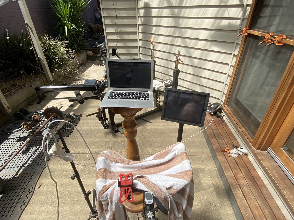 kpmurnane's tweet photo. @mwkeenan @davemacka @gracieelvin @SBSOnDemand @CyclingCentral @M2WCycling @PowercorAust @MatildaRaynolds @AusCyclingAus Zwift and SBS live coverage!!  Great day for it. https://t.co/JlxAtnXj3q