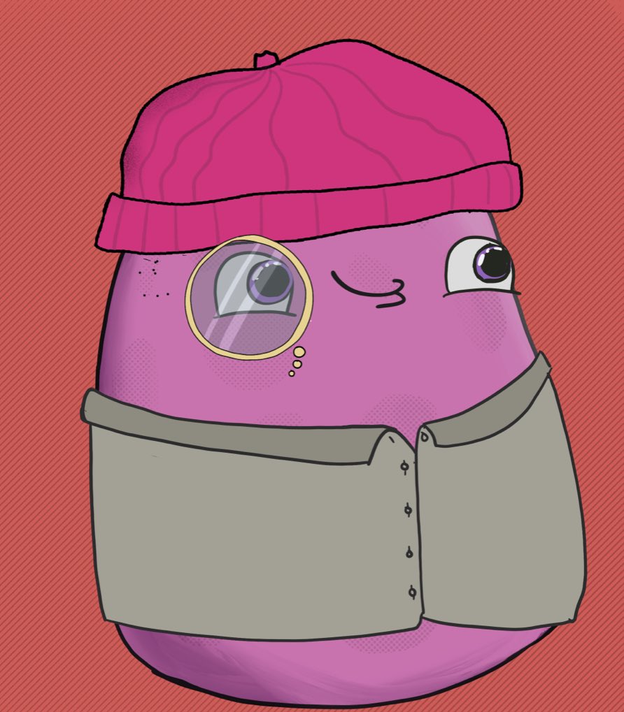 ameyer03_meyer's tweet photo. Just won poker with @DeadPotatoesNFT and picked up “Professor Pink Potato” as my prize! Come join us for poker and many more events with the society https://t.co/nasbX4GWRp #deadpotato https://t.co/NY2WF9reT0