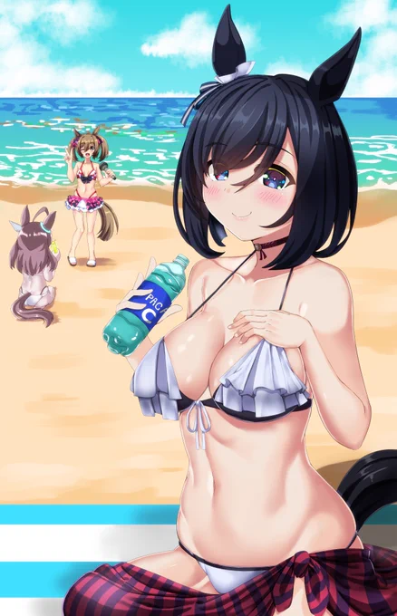 #くそ寒いので水着絵を貼る
エイシンフラッシュ 