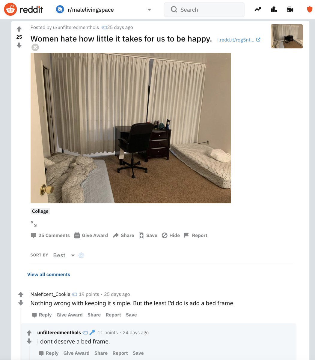nbmiat's tweet photo. YOU - "Women hate how little it takes for us to be happy."
KIM KITSURAGI - "Nothing wrong with keeping it simple. But the least I'd do is add a bed frame."
VOLITION [Impossible: Failure] - You don't deserve a bed frame. https://t.co/1xFd6VQZWy