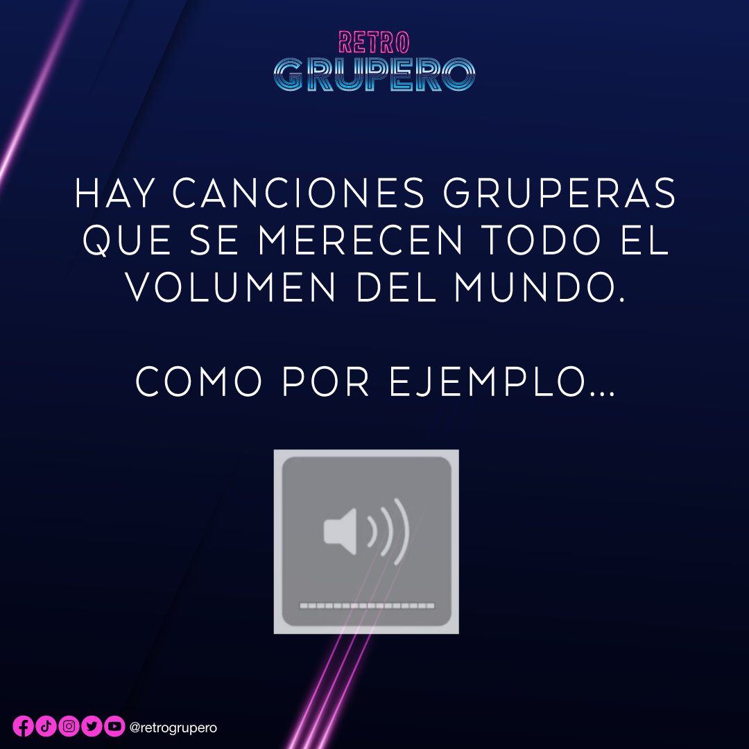 retrogrupero's tweet photo. Súbanle todo el volumen a esa canción #familiagrupera 🔊🎧

#retrogrupero #ondagrupera #retro #90s #80s #grupero #gruperos https://t.co/HXNsezOdCO
