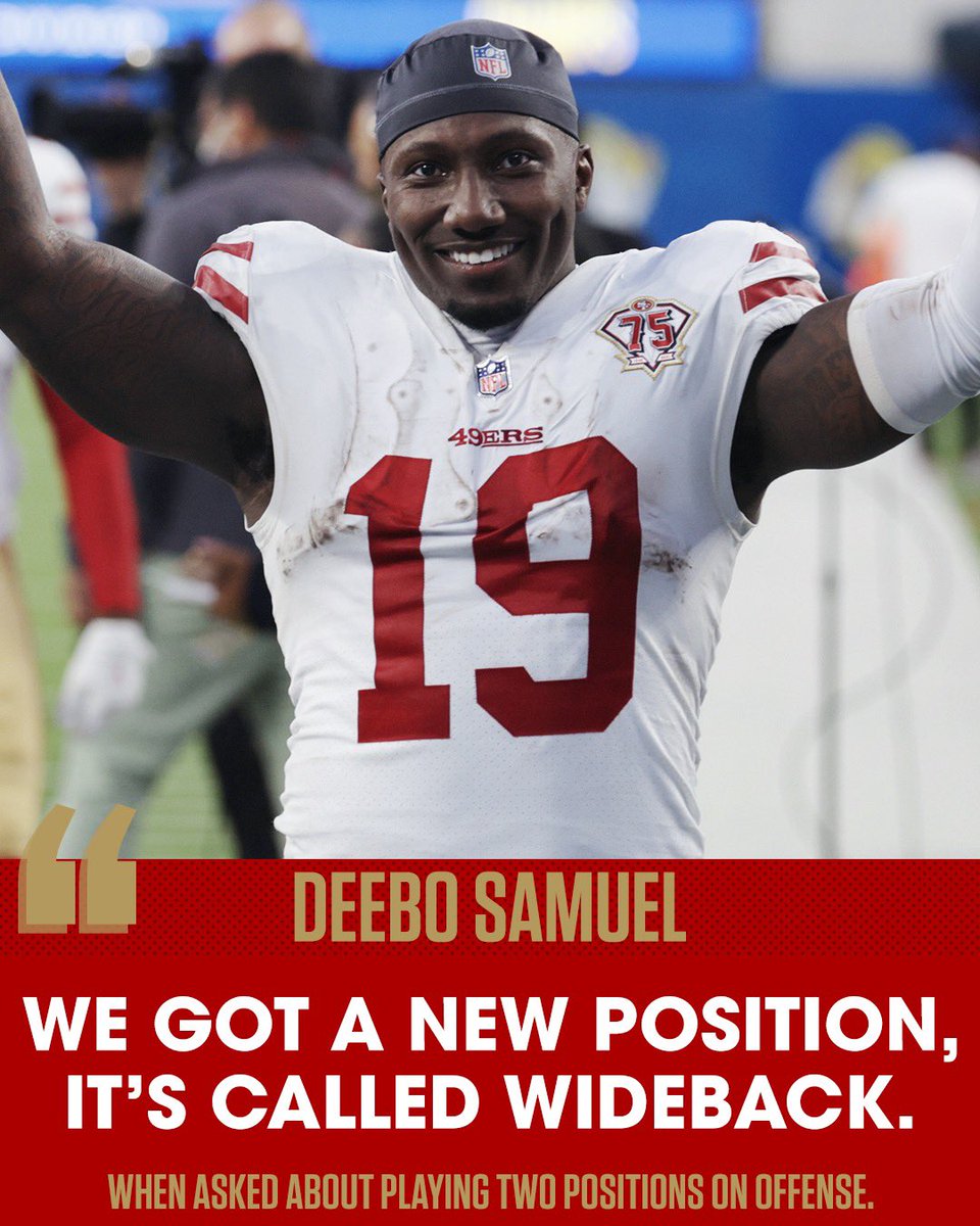 SNFonNBC's tweet image. Deebo Samuel was a Swiss Army knife for the @49ers this season. 

#FTTB