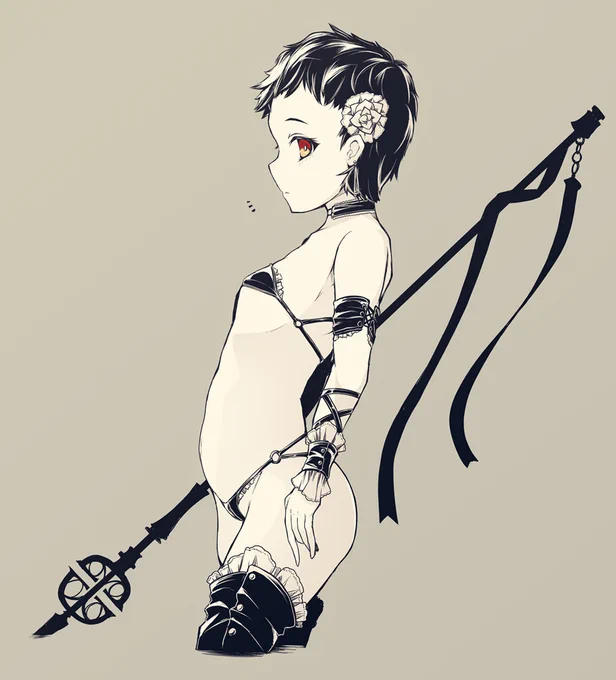 #くそ寒いので水着絵を貼る 