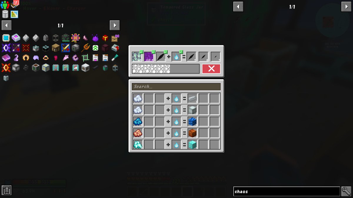 rainsplash's tweet photo. ちょっとカオスシャードを増やしておく。 #マインクラフト #FTBOceanBlock https://t.co/SrhqPiEO7j