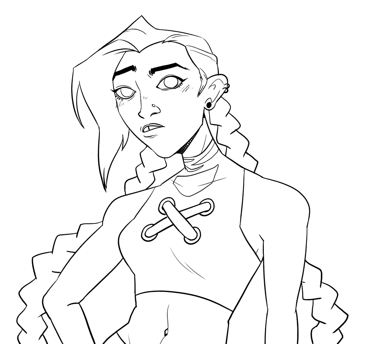 i like the line art too 