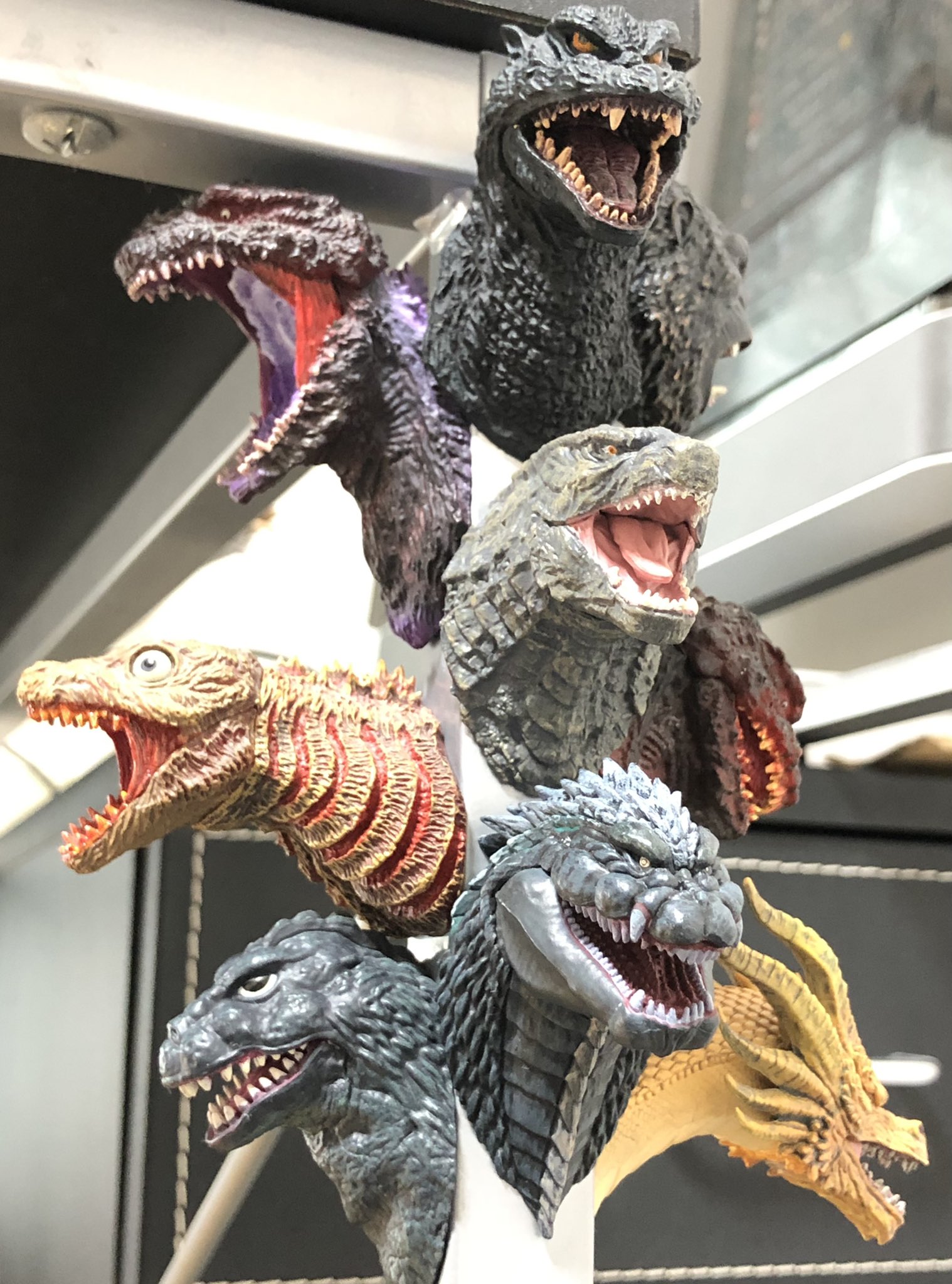 ゴジラ　モンスターヘッドマグネット38体セット ゴジラモンスターヘッドマグネット38体セット