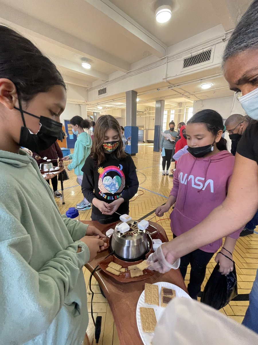 Today we celebrated our most improved attendance students at PS48. We had a S’mores Bonfire! The students had a great time.