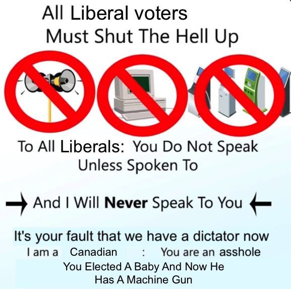 <a href="/MarkGerretsen/">Mark Gerretsen 🇨🇦 🇺🇦</a> Nobody wants to hear anything a Liberal says unless it's to condemn the dictator you've spent the past two years enabling and vote against his Emergency Act.