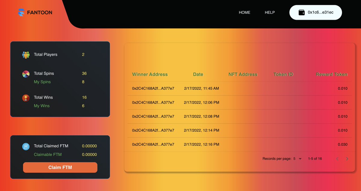 Pumpkittens's tweet image. Are you ready? Make sure you secure your 💎s! #NFT #FTM #DeFi #JackPot (screen from testnet beta ;))